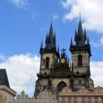 A peek at the cathedral from the Old Town Square