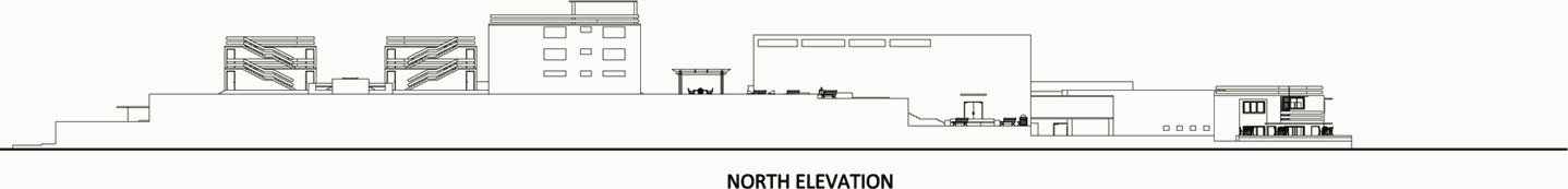 North site elevation.